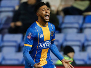 Supporting image for story: Tear jerker for Shrewsbury Town goal hero Josh Laurent after netting in front of young daughter