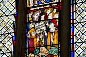 Some of the windows have survived more than 150 years