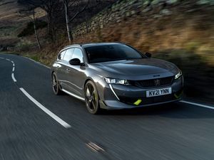 Supporting image for story: First Drive: The Peugeot 508 SW PSE is a taste of performance cars of the future