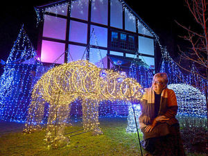 Supporting image for story: Couple asked to shed light on Market Drayton Christmas lights displays
