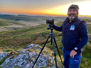 Dafydd Wyn Morgan of Serydda who offers stargazing and night photography sessions to visitors.Images: Serydda