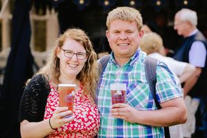 Sarah Grant and Adam Rogers from Church Stretton