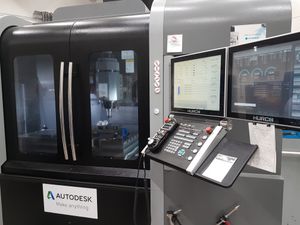Machine which is used to create car brake callipers
