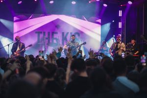 Headline Act The K's performing at Sonic Boom Music Festival 2024