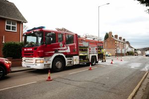 Fire crews were called to the scene at around 7.20am