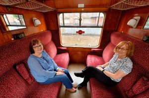 Lilian Wills from Cookley and Stella Smith from Kidderminster