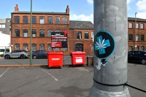Around five of the stickers have been seen around the Walsall area, with residents raising concerns over the possible dangers