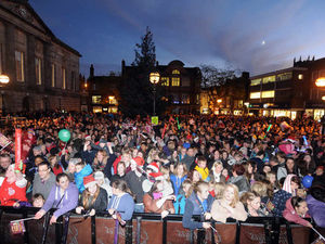 Supporting image for story: Countdown to Christmas begins as Stafford lights switched on