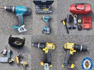 Supporting image for story: Police appeal to reunite stolen tools seized in Walsall with rightful owner