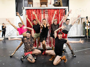 Supporting image for story: Rehearsals begin for Kinky Boots at Wolverhampton Grand - with pictures