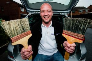Sean Cannell from Brushmasters based in Walsall who will be lending a helping hand.
