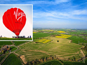Supporting image for story: Watch: Take a flight over beautiful Shropshire by balloon
