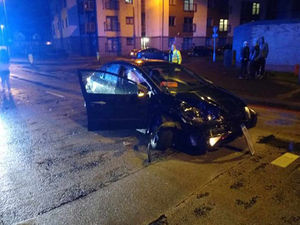 Supporting image for story: PICTURED: Smethwick smash closes road