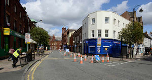 Princess Street is closed in one direction