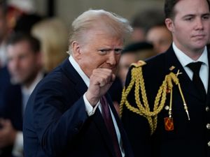 Supporting image for story: A look at false and misleading claims Trump made during his inaugural address