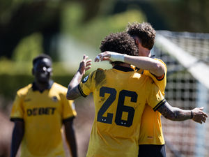 Supporting image for story: Jorgen Strand Larsen on target for Wolves in training game against Burnley