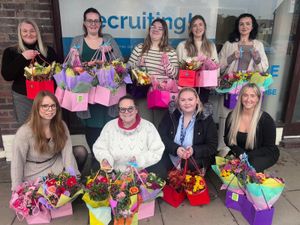 Supporting image for story: Bluebird Care Shropshire spreads smiles with flowers