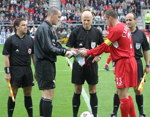 TNS took on Liverpool in the UEFA Champions League qualifying rounds