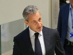 Supporting image for story: Nicolas Sarkozy sentenced to five years in prison for criminal conspiracy