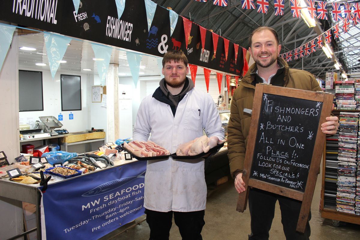'It’s been great to see an upturn in trade,' popular market trader says as expansion brings fish and meat under one roof at Brierley Hill Market