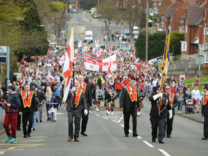 Supporting image for story: WATCH: Thousands show national pride in West Bromwich St George's Day parade