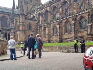 Supporting image for story: Lichfield Cathedral evacuated amid 'suspicious incident' 