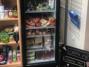 Supporting image for story: Community fridge opens at Wellington school