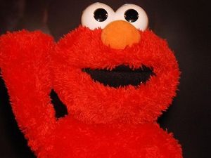 Supporting image for story: Someone took the fur off a Tickle Me Elmo and it's the stuff of nightmares