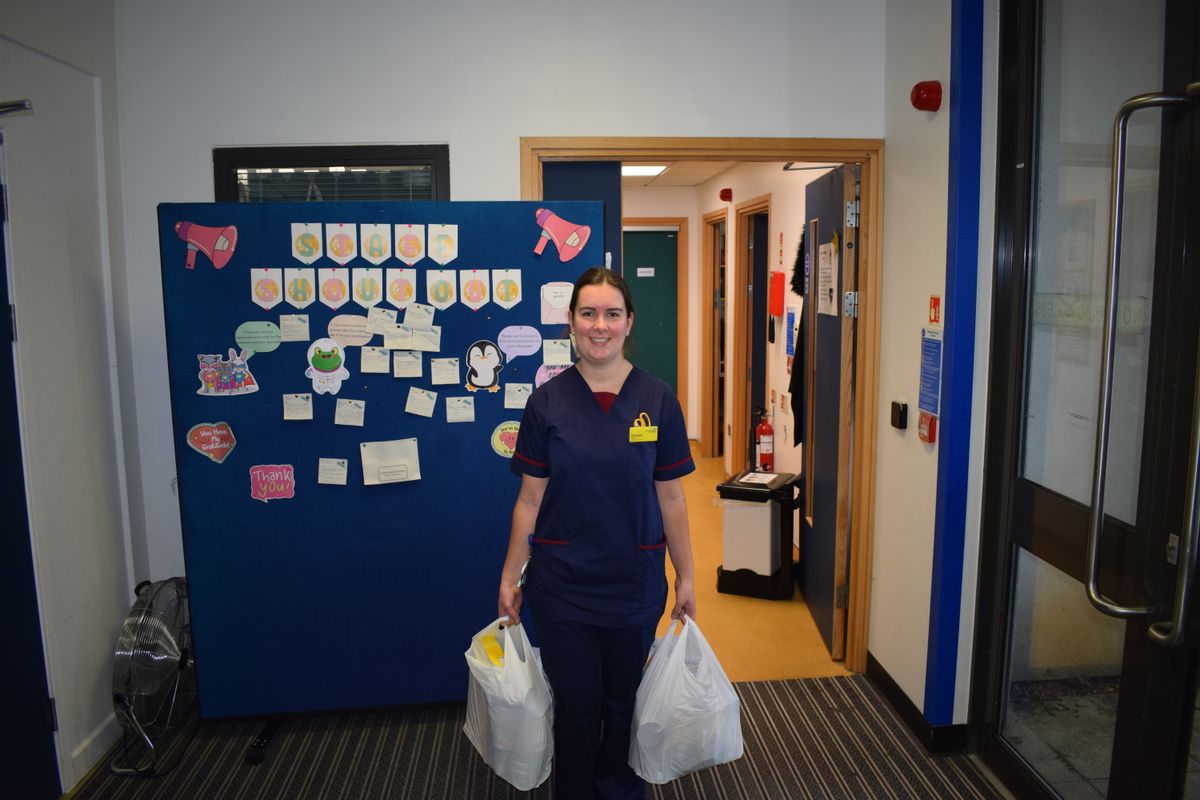 Free food parcels help families of neonatal babies