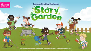 The Story Garden Summer Reading Challenge aims to encourage children to read throughout the summer holidays