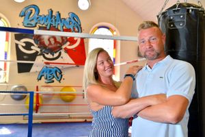 Darren with his wife Claire