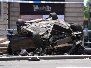 Supporting image for story: Young man fighting for life after BMW overturns in Piccadilly Circus
