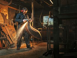 Supporting image for story: Magic in metal for multi-talented Bridgnorth metalsmith 