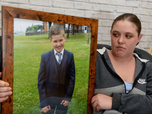 Supporting image for story: 'We want answers' - Family of tragic schoolboy Kyle Bastable hold protest over Birchley Island safety