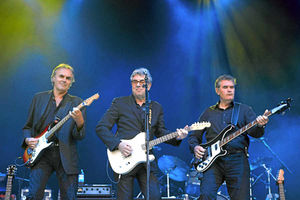 Rick Fenn, Graham Gouldman and Mike Stevens performing on stage at Ludlow Castle and still great. Picture: Richard Bishop