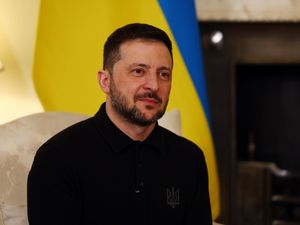 Ukrainian President Volodymyr Zelensky during his bilateral meeting at 10 Downing Street, London, with Prime Minister Sir Keir Starmer