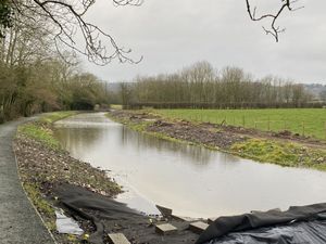 Supporting image for story: Volunteers achieve further millstones in Montgomery Canal restoration despite challenging weather
