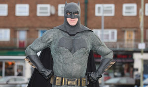 Telford Batman, aka Jay Gough, is on mission to bring joy to children in hospital at Christmas. Picture: Phil Blagg Photography