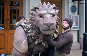 The King above all High Kings is striking and imposing