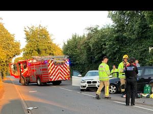 Supporting image for story: Two hurt in Shrewsbury road smash