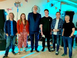 Supporting image for story: Taskmaster star Greg Davies gives seal of approval to Shropshire village hall makeover