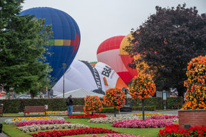 Oswestry's Balloon Carnival returned over the weekend. Picture: Graham Mitchell.