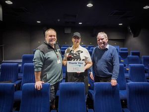 General manager Damian Breeze, catering manager Lynn Willans and finance director Ray Hughes at Wellington Orbit 