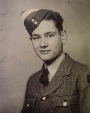 Ron Tomlin in his RAF days