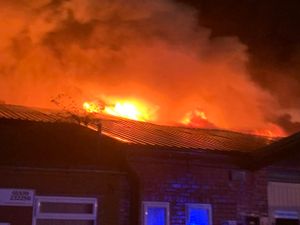 Supporting image for story: Blaze on business park that cut power to town was arson