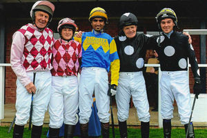 Peter Dicken, Elizabeth Reynolds, Gopal Singh, John Sproson in 2012