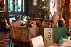 The furnishings are stylish and modern