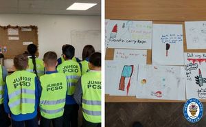 Police also visited West Midlands schools to talk about the dangers of carrying knives