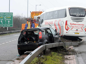 Supporting image for story: Coach collision on Black Country Route