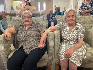 Residents at HC-One’s Priorslee House Care Home marking ‘Priorslee by the Sea’ Celebration